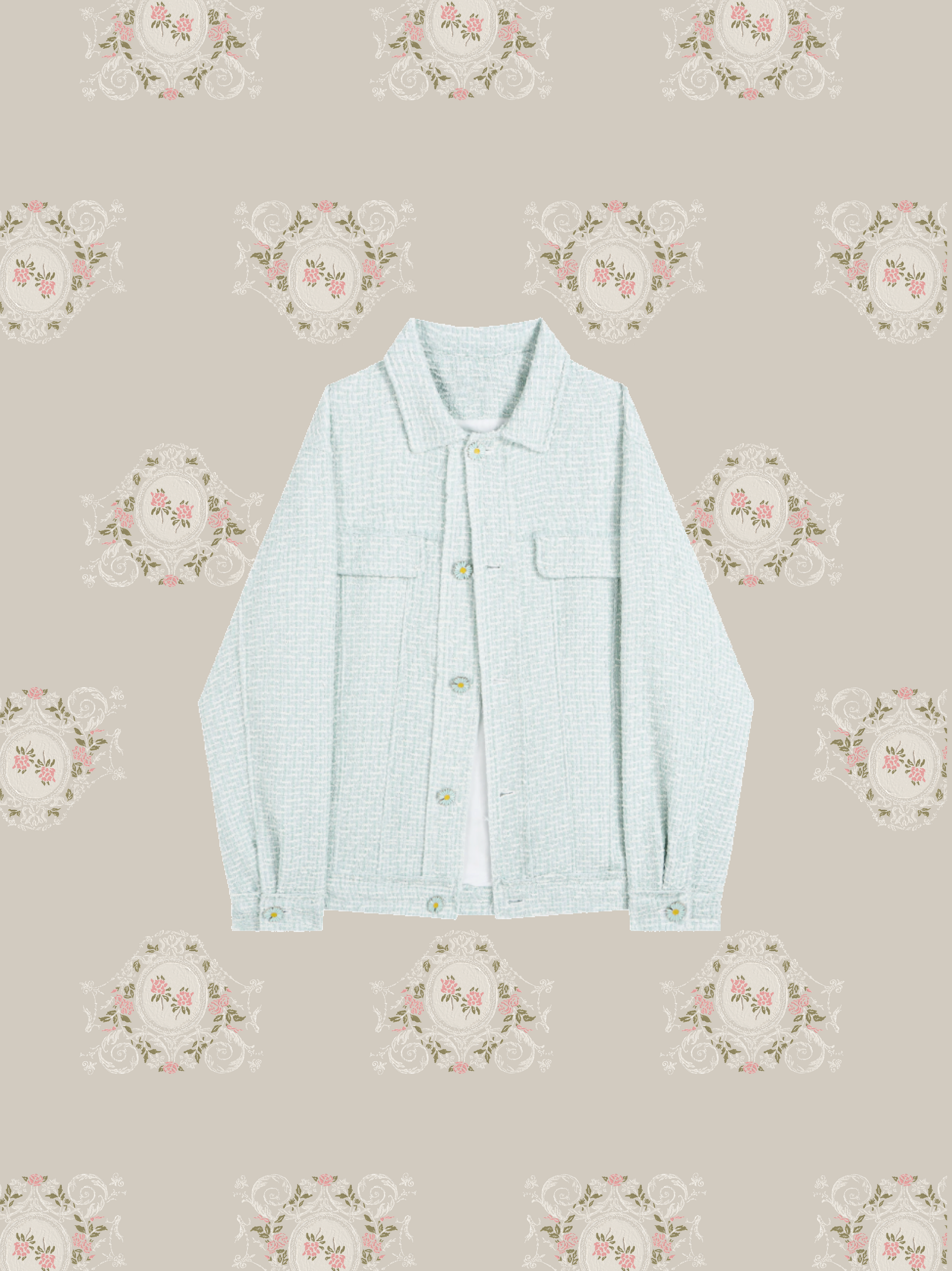 Mint Green Tweed Jacket ミントグリーンツイードジャケット