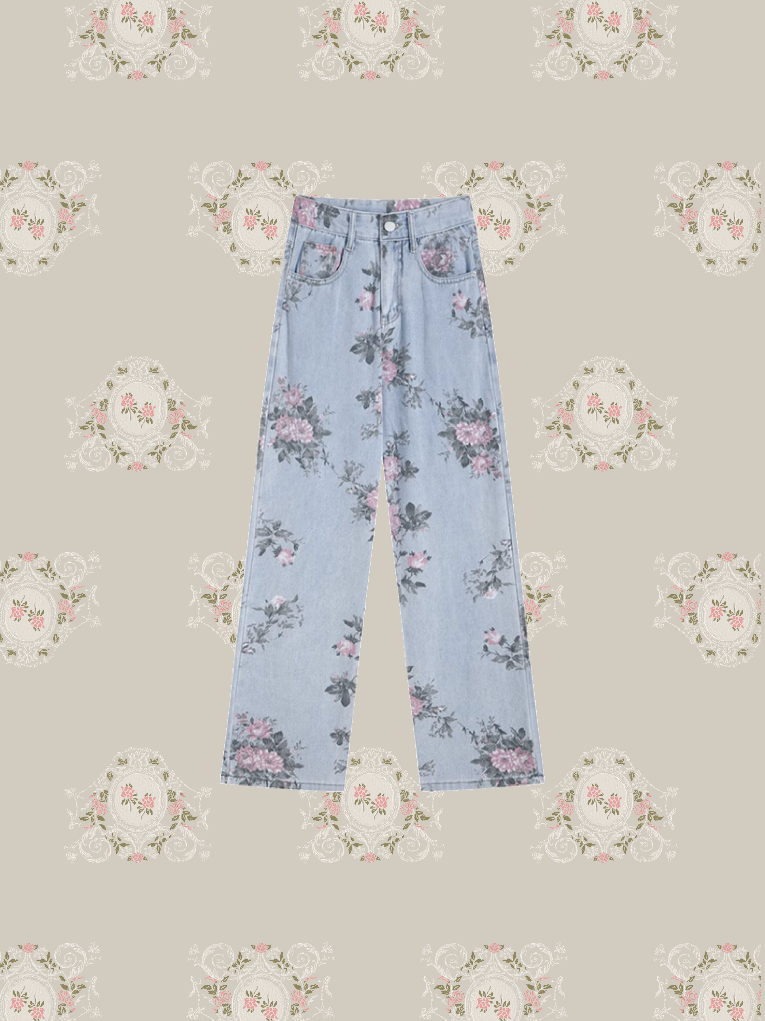 Vintage Garden Style Denim Pants/ヴィンテージガーデンスタイルデニムパンツ