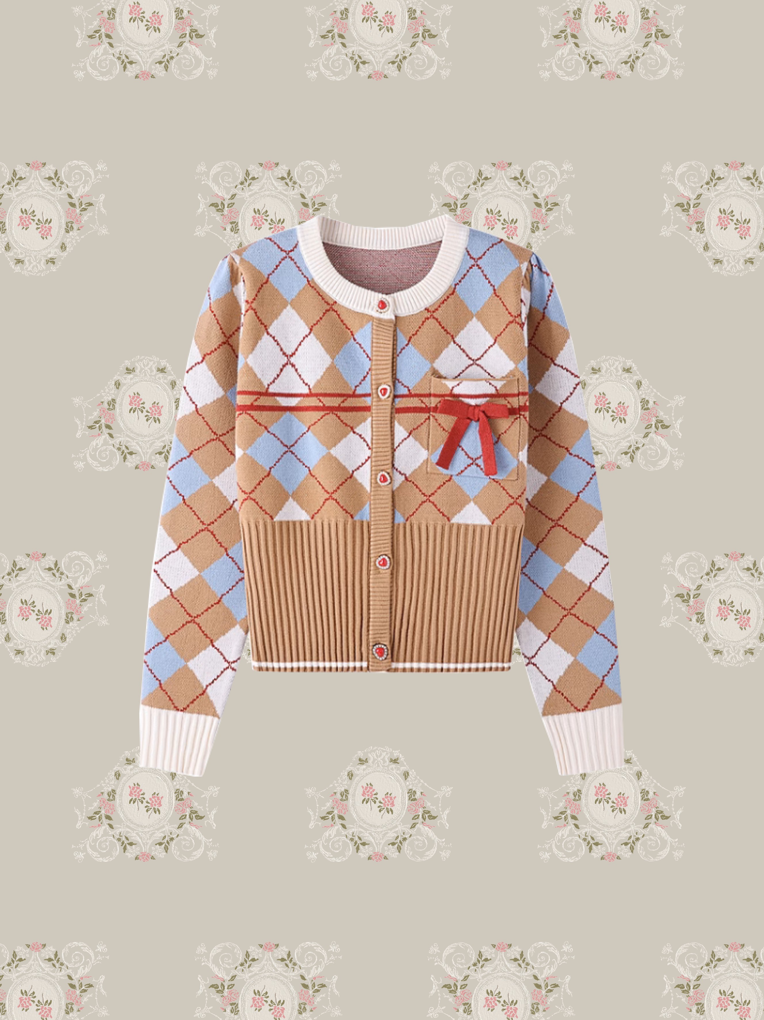 Caramel Ribbon  Cardigan/キャラメルリボンカーディガン