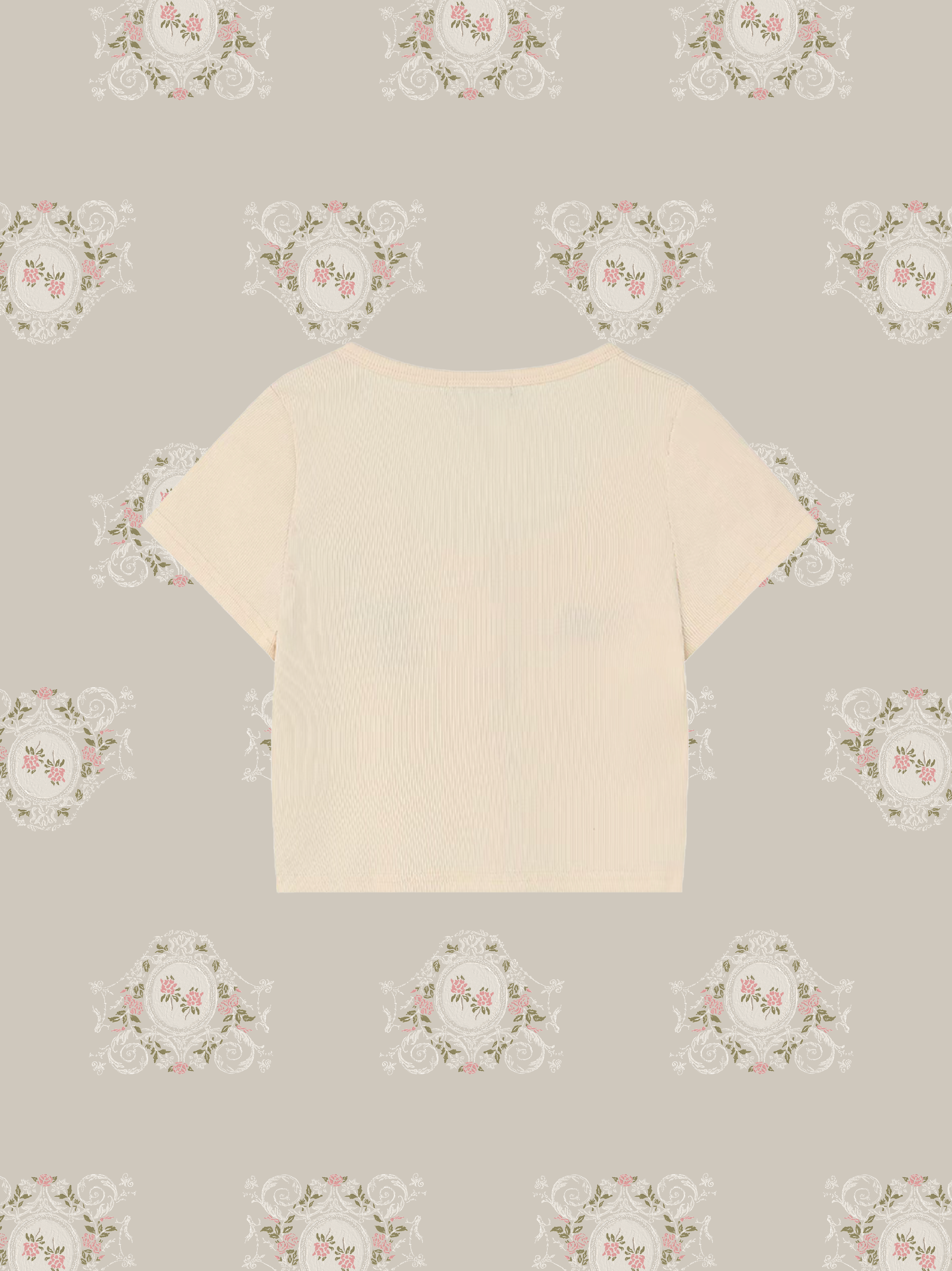 Cherry Embroidered Top/チェリー刺繍トップス.