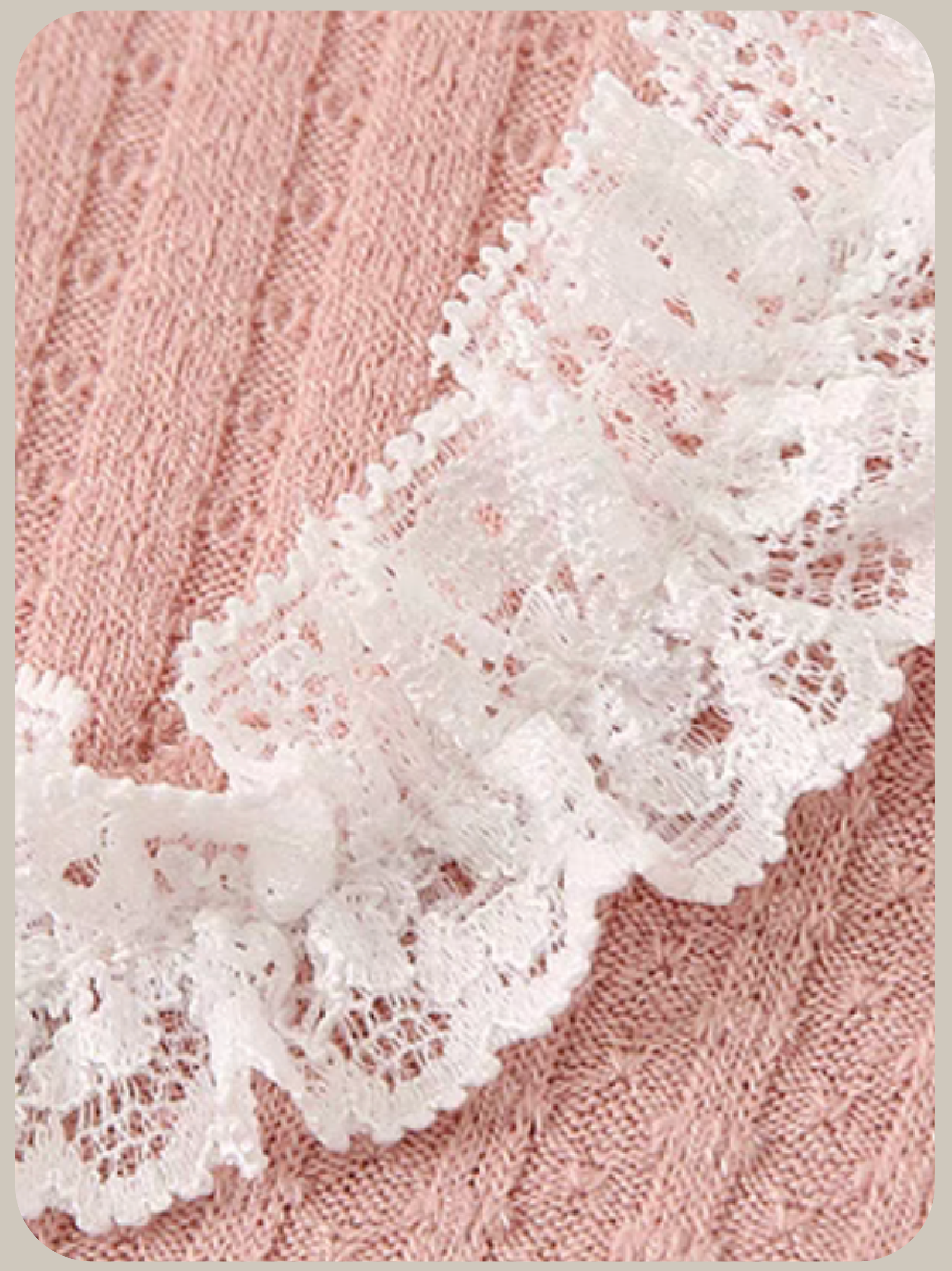 Lace-Trimmed Square Neck Puff Sleeve Top/レーストリム スクエアネックパフスリーブトップス