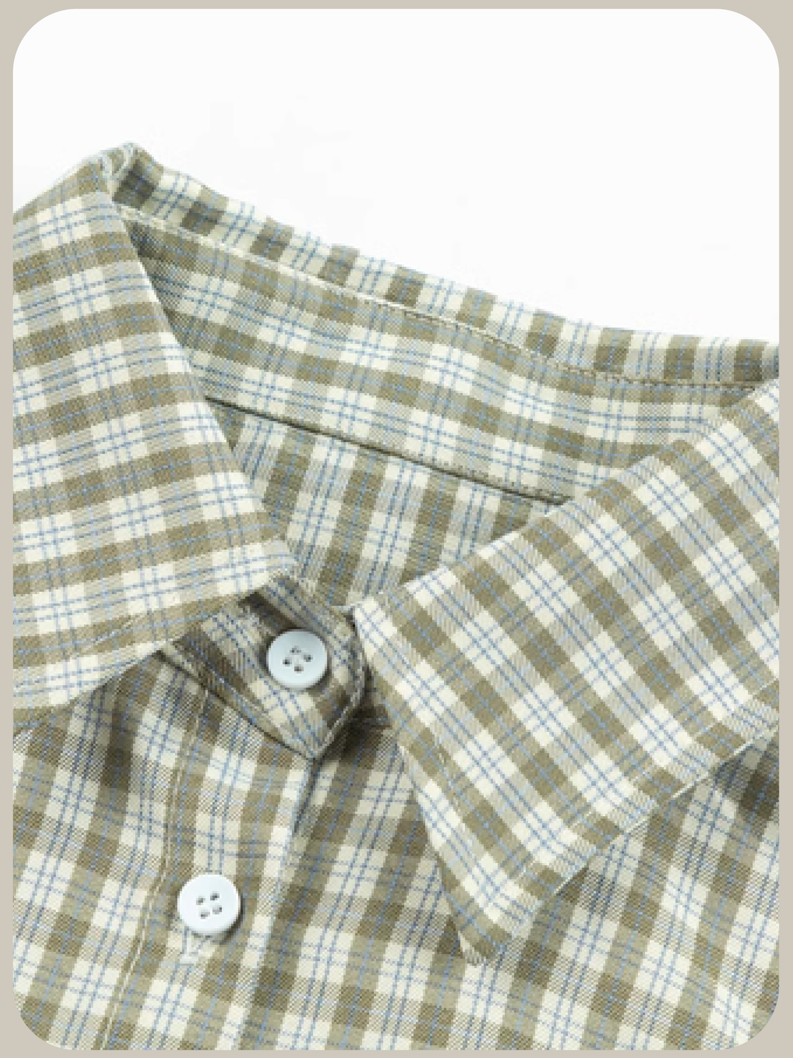 Lace Attatched Check Shirt/レースチェックシャツ