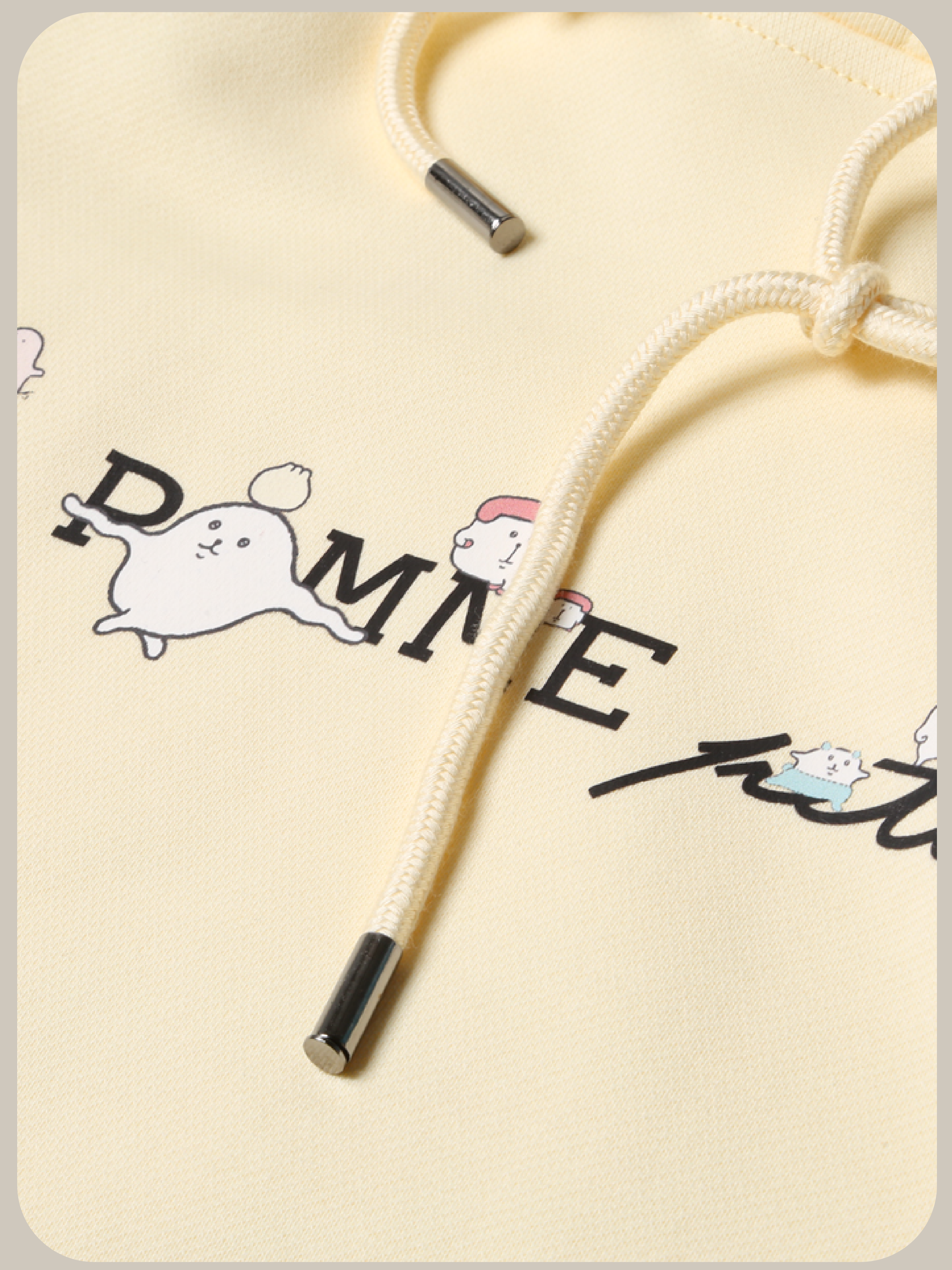 Yawame × LA POMME petit Logo Hoodie