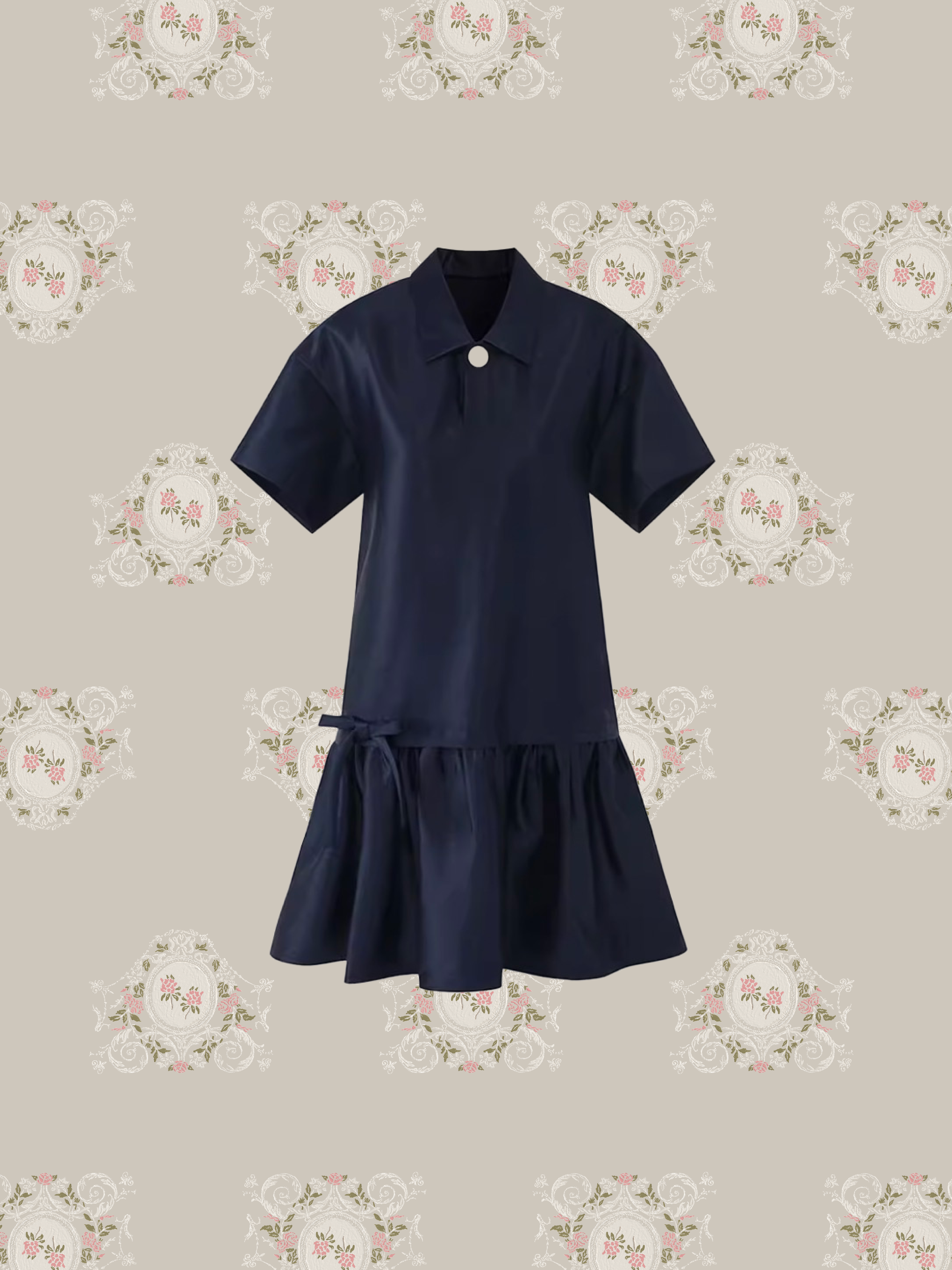 Navy Elegant Dress