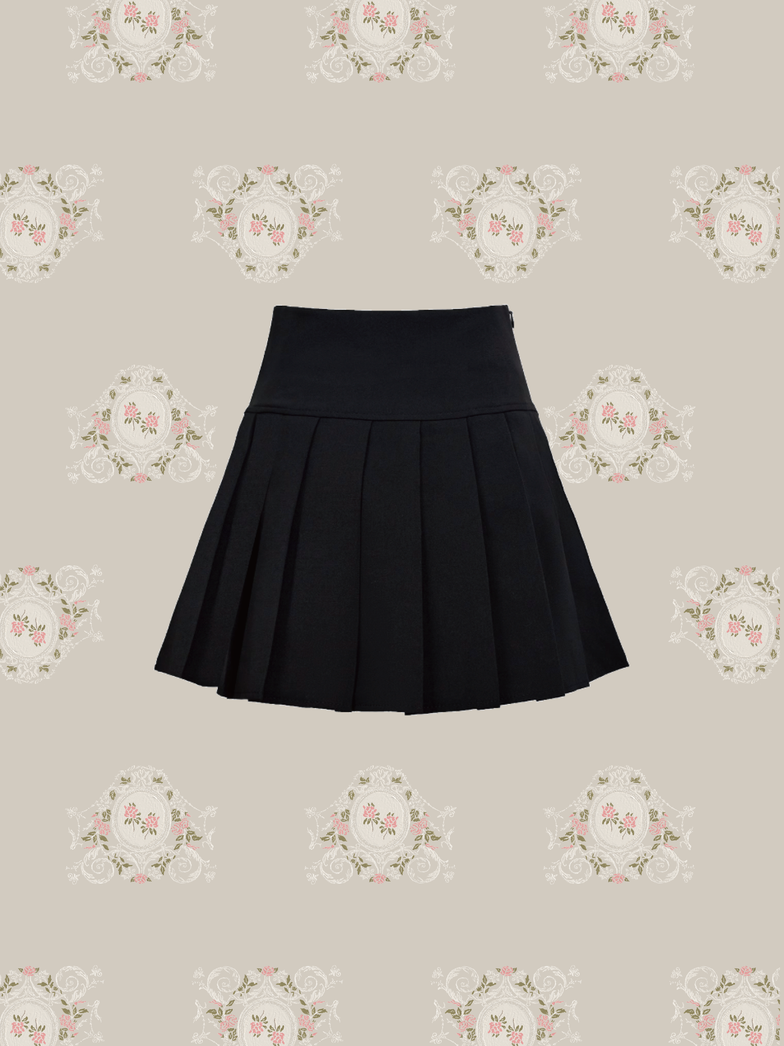 Studed Pleats Skirt/スタッズプリーツスカート