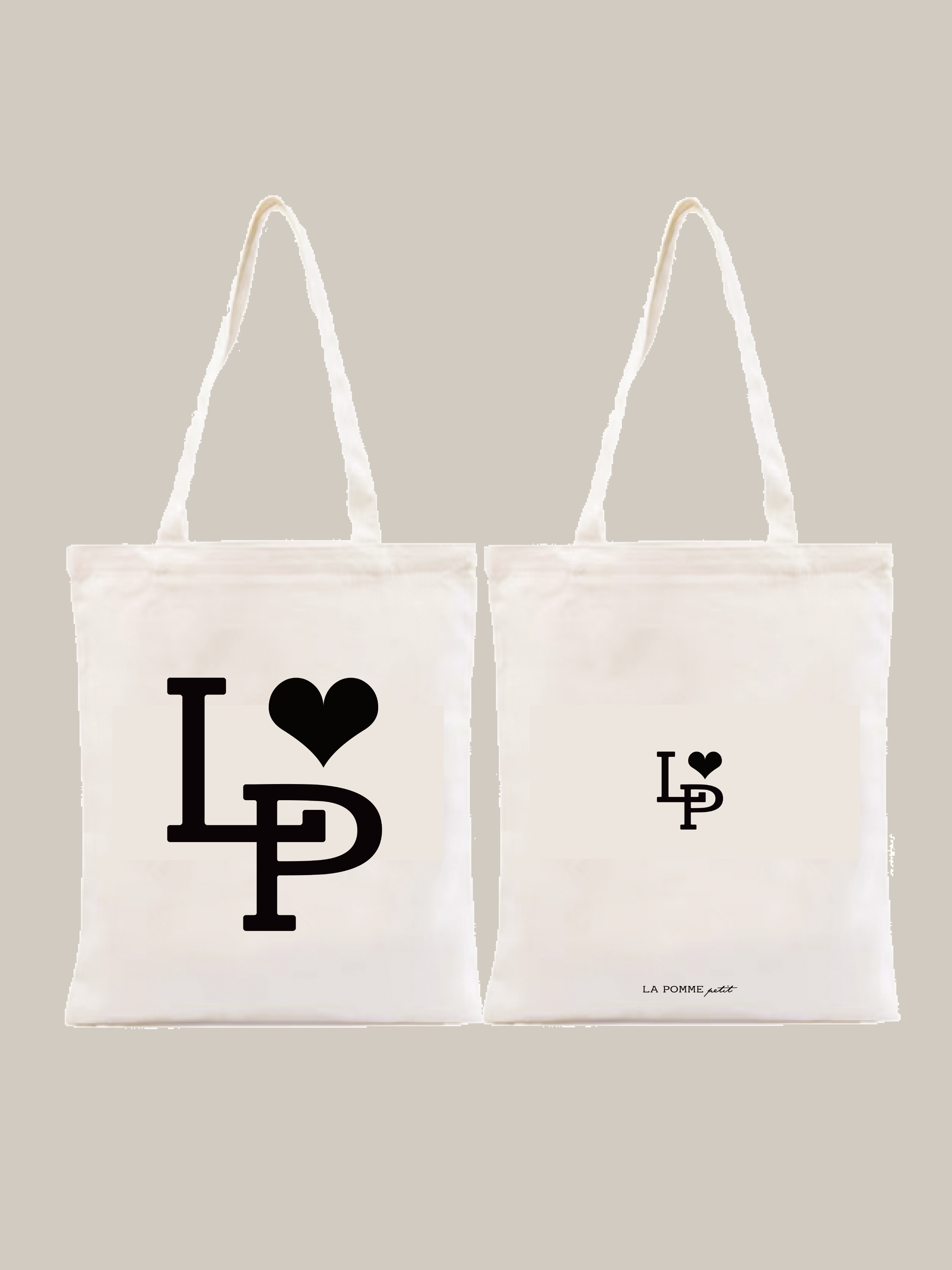 ラポミ プチ LA POMME petit 2 way LA POMME petit icon Tote Bag