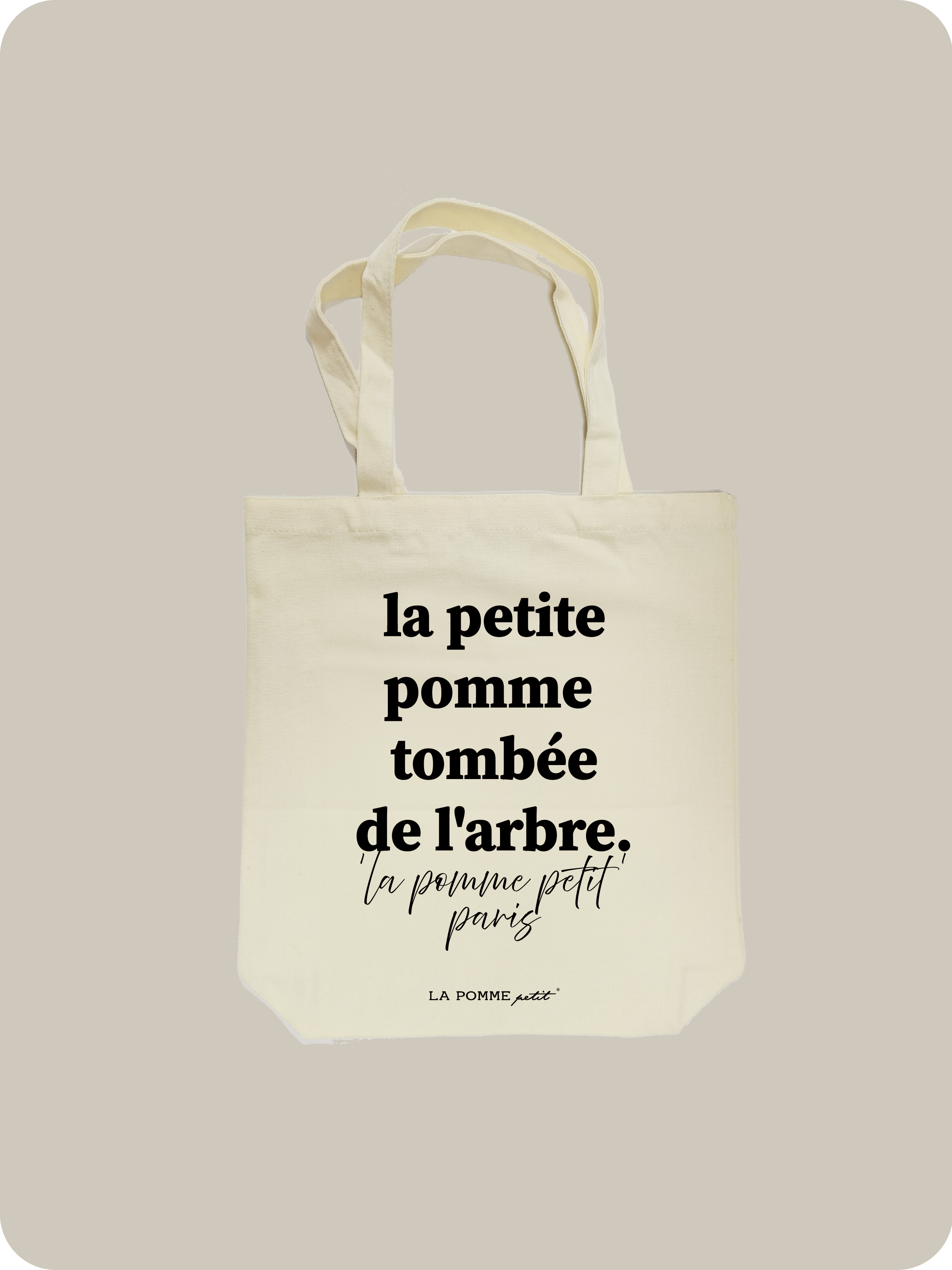 2 way LA POMME petit PARIS TOTE BAG