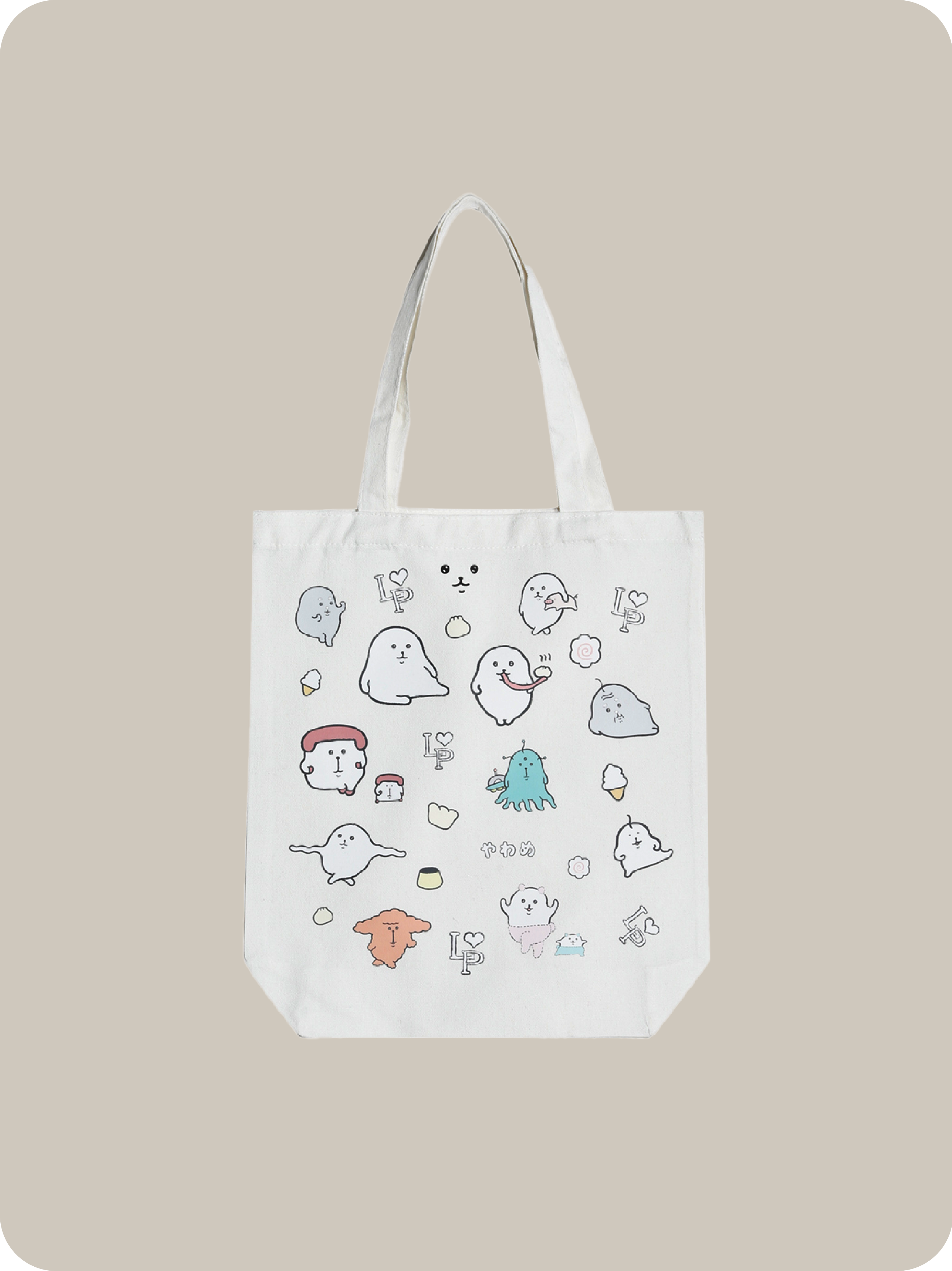 Yawame × LA POMME petit Pattern Tote Bag