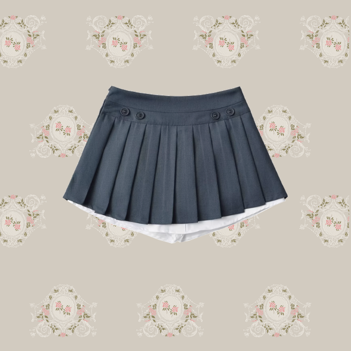 Pleats Mini Skirt/プリーツミニスカート
